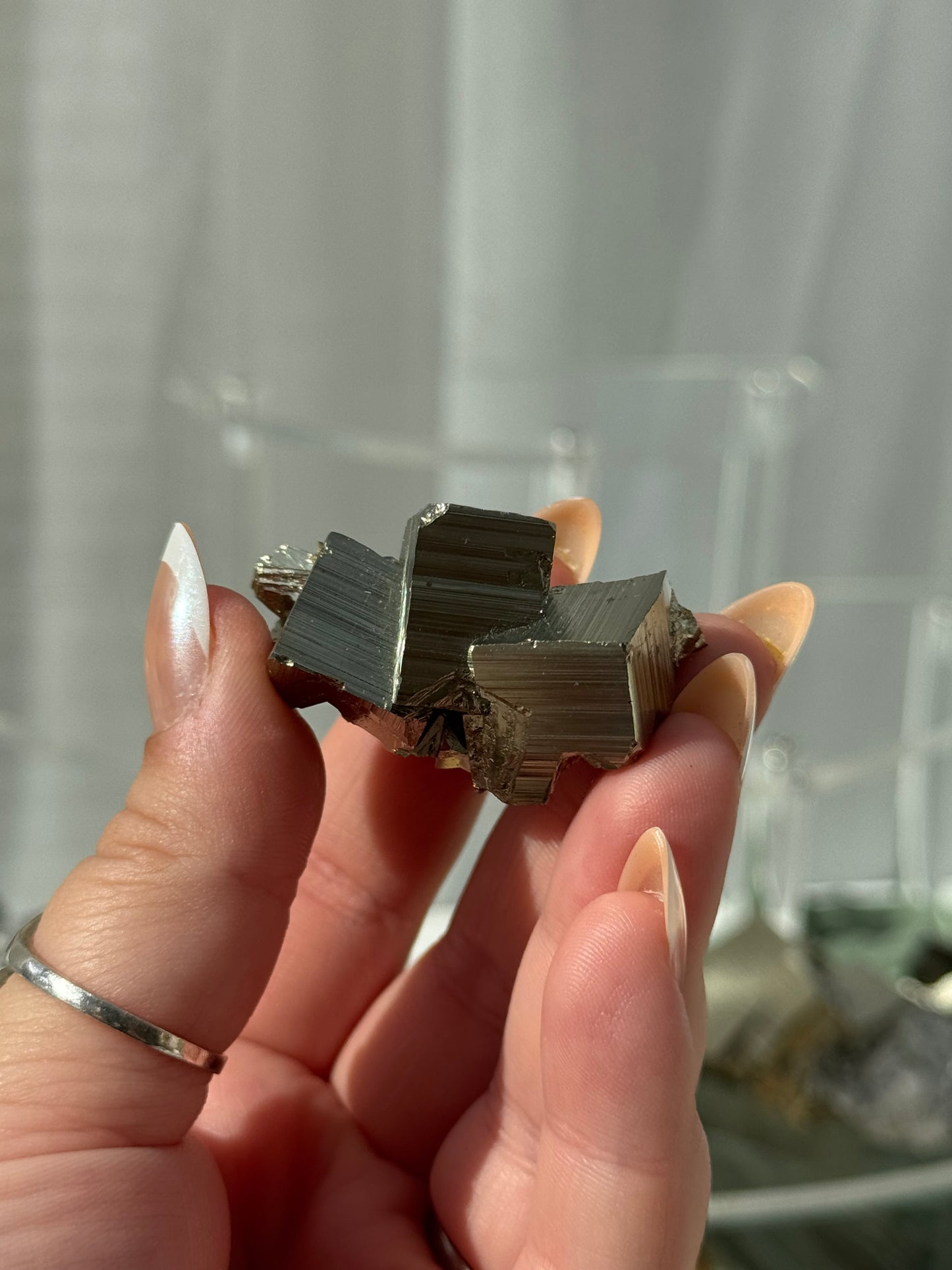 Cubic Pyrite & Quartz Clusters