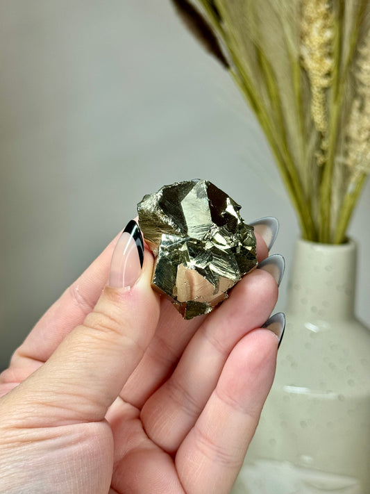 Octahedral Pyrite with Galena