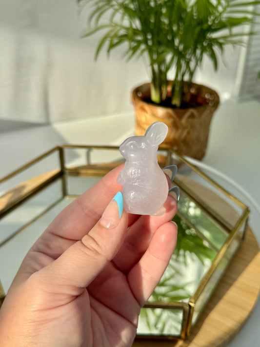 Lavender Fluorite Bunny