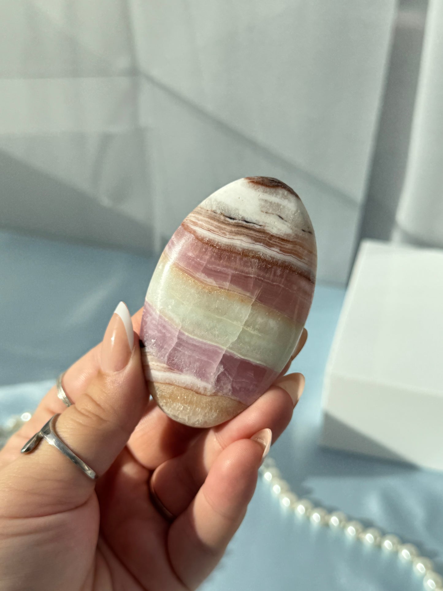 Pink Aragonite Palms