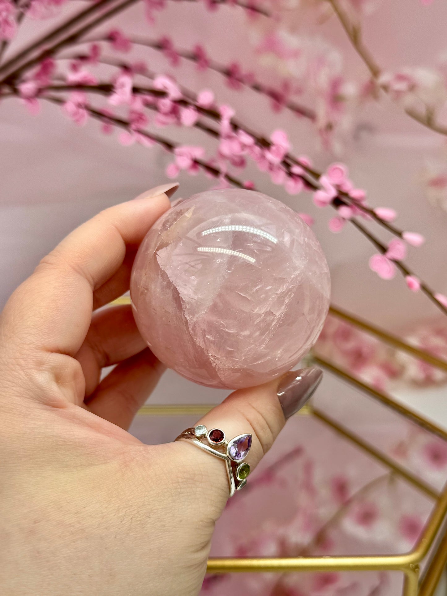 Rose Quartz Sphere