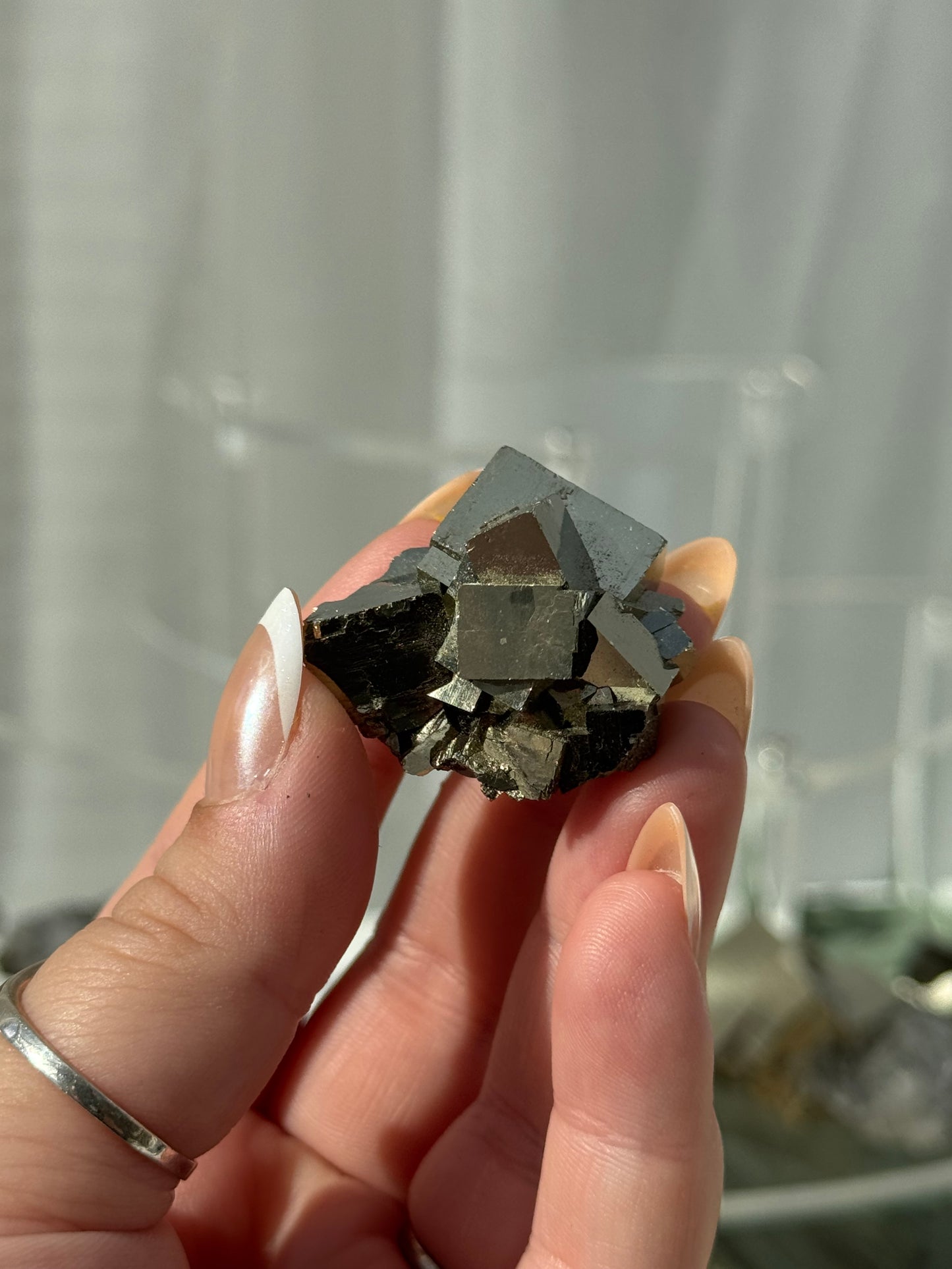 Cubic Pyrite & Quartz Clusters