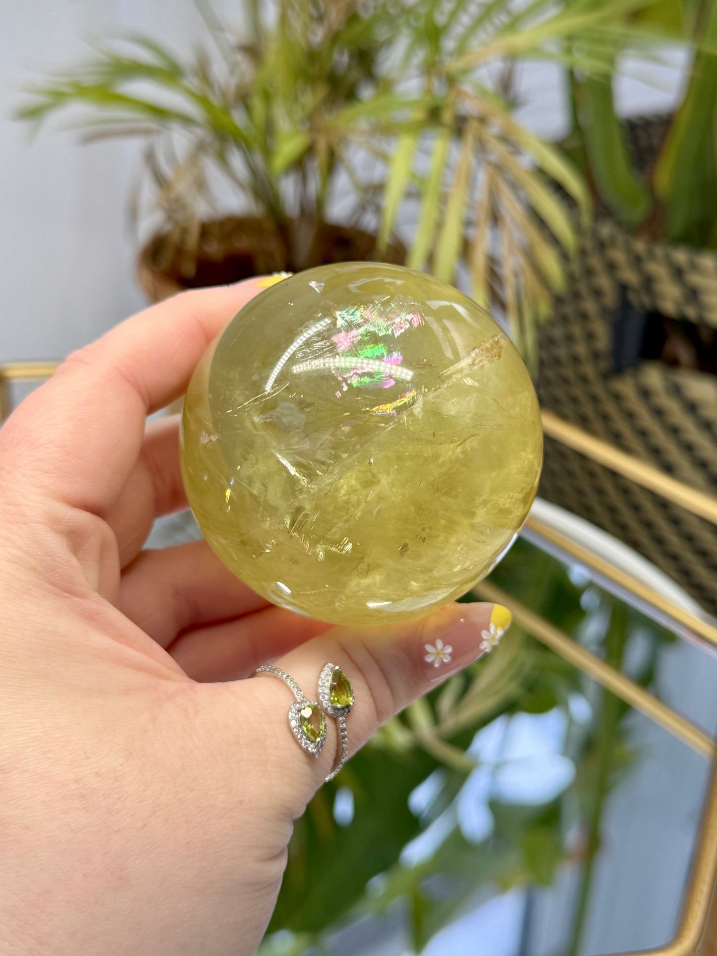Lemon Quartz Spheres