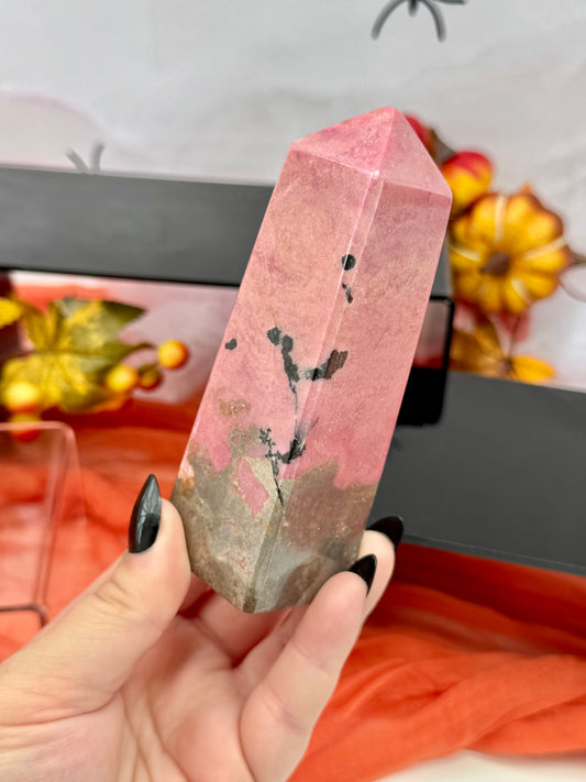 Rhodonite Tower from Afghanistan