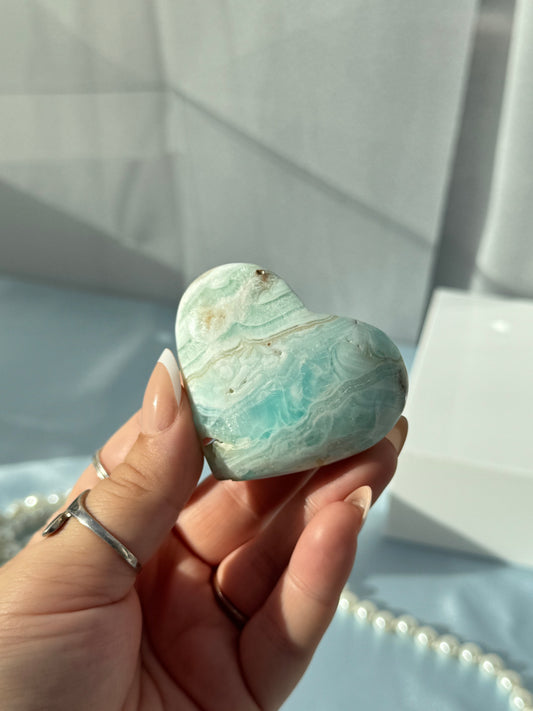 Caribbean Calcite Hearts