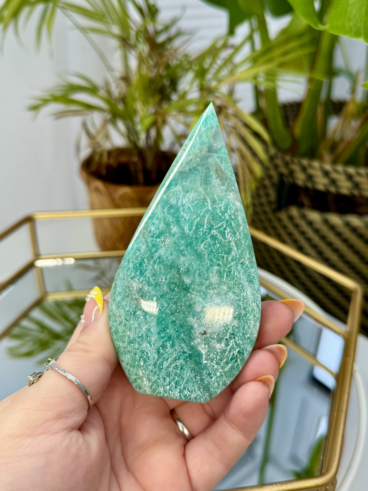 Amazonite Teardrop Freeform