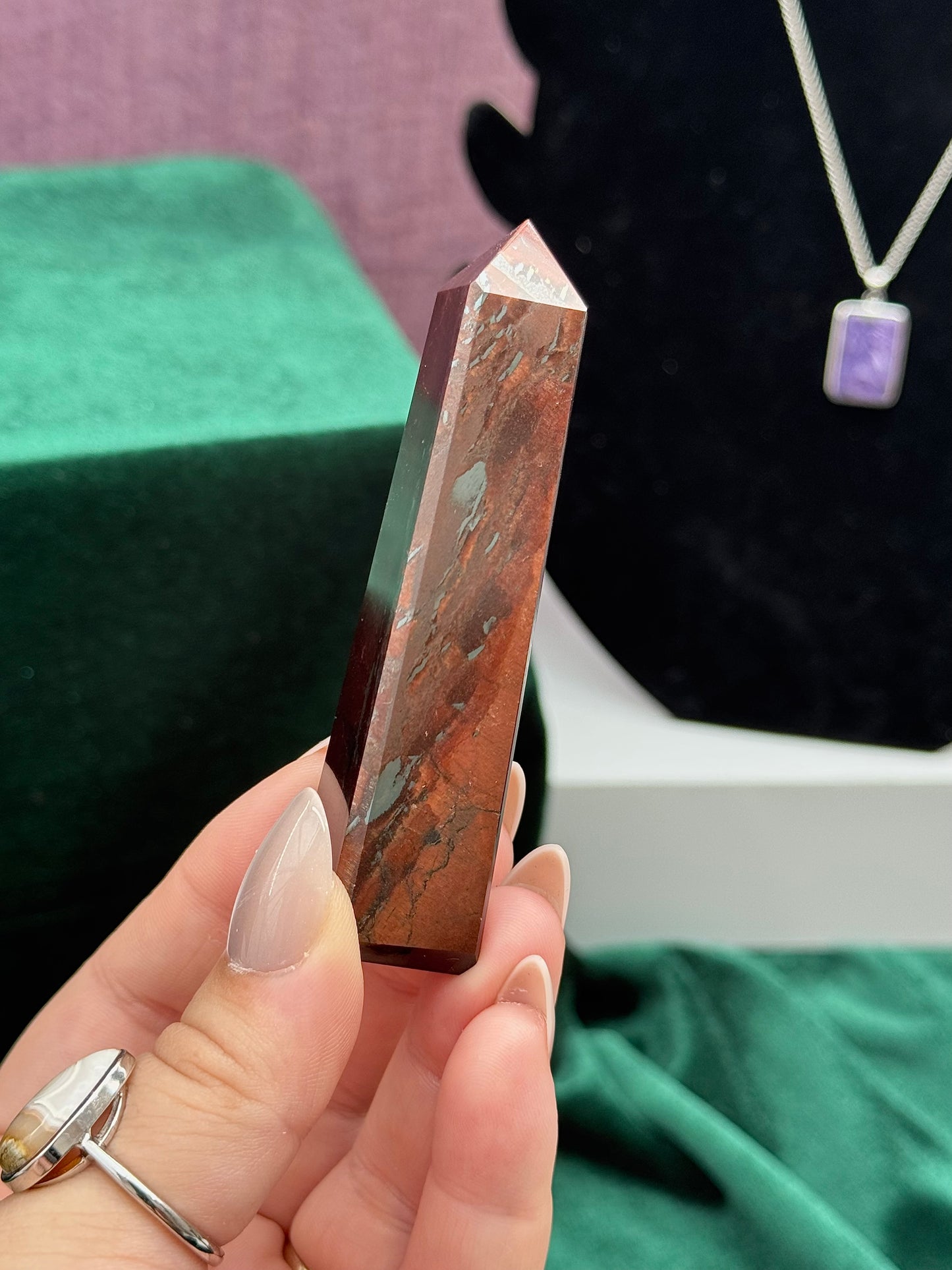 Red Tigers Eye Towers