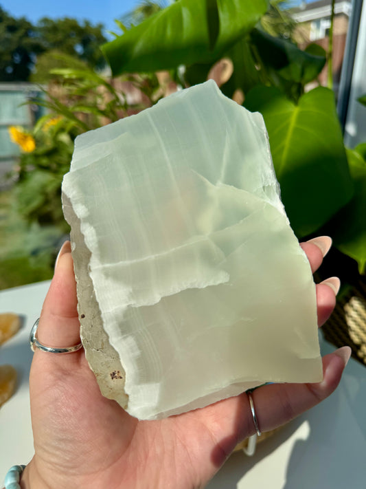 Green Calcite Slabs from Mexico
