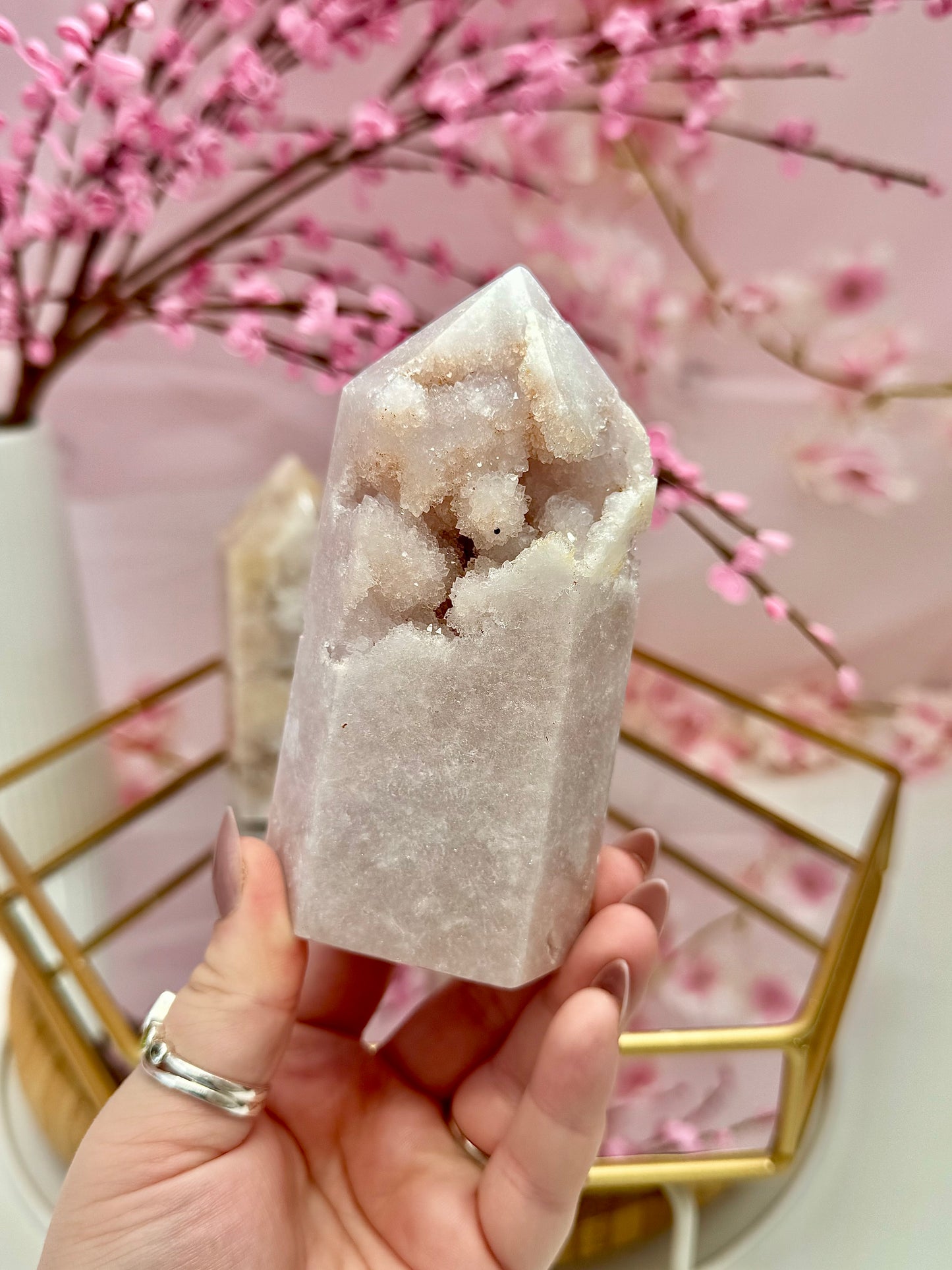 Pink Amethyst Towers from Brazil