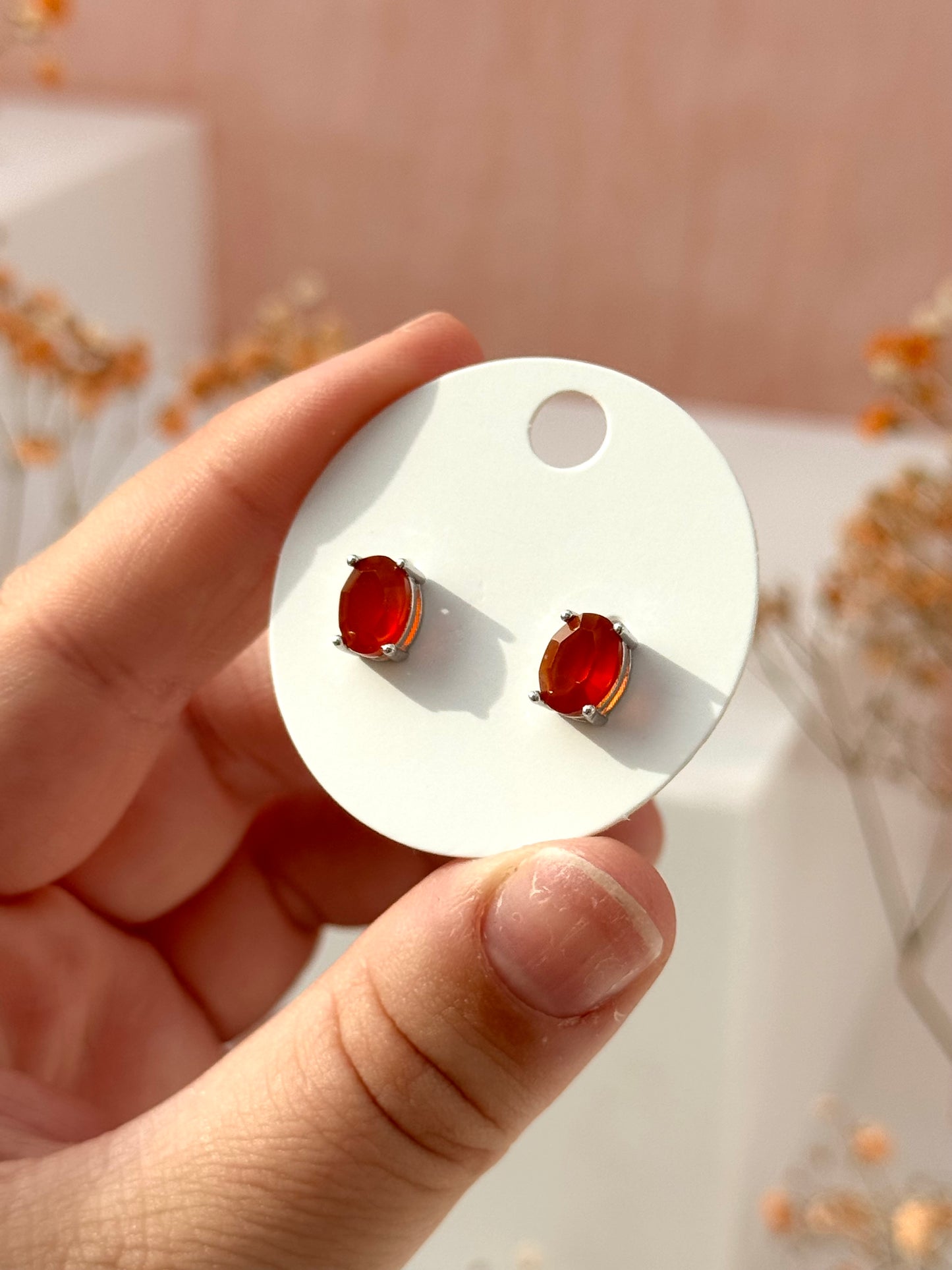 Carnelian Jewellery Set