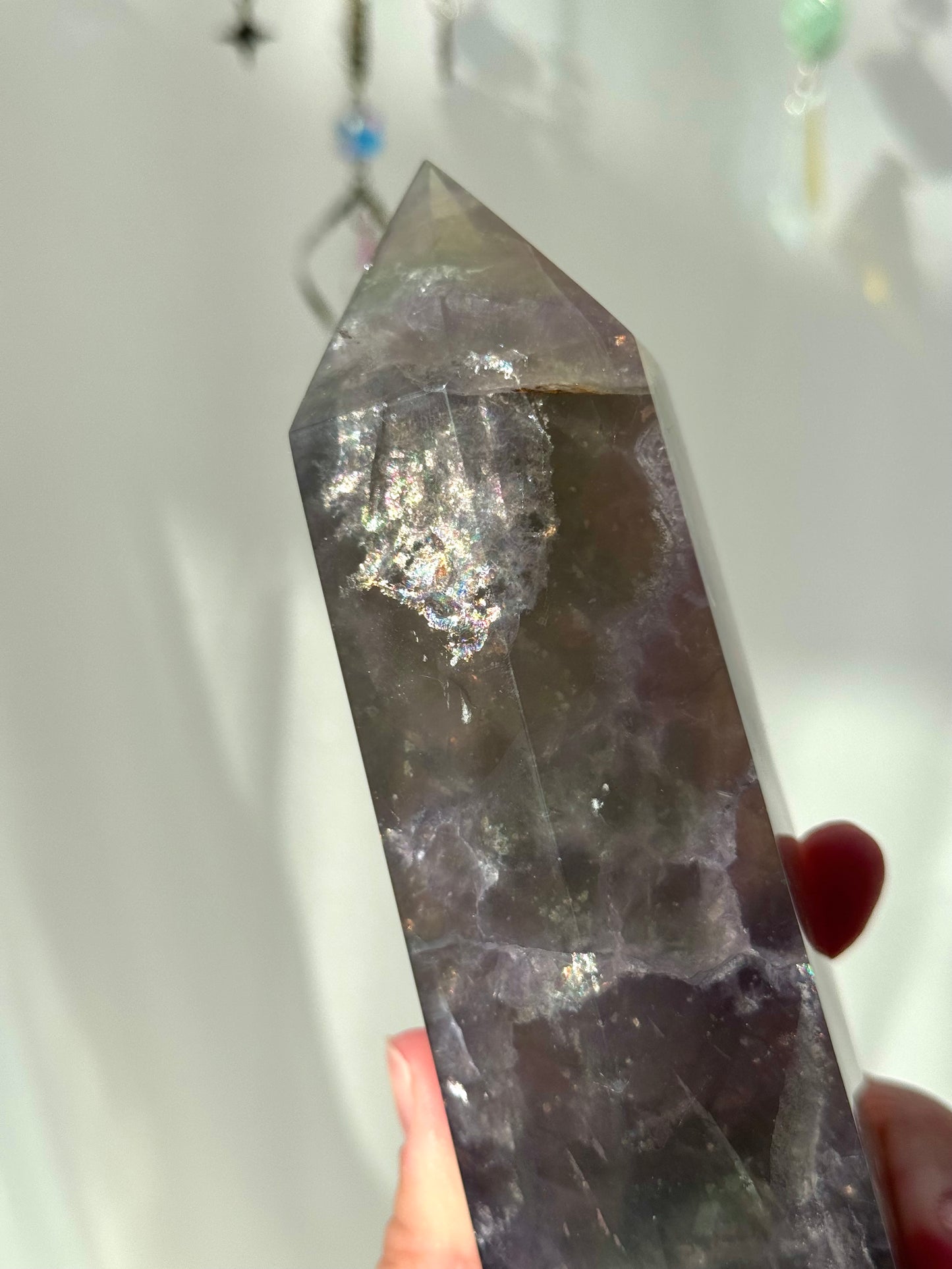 Statement Fluorite Tower with Mica