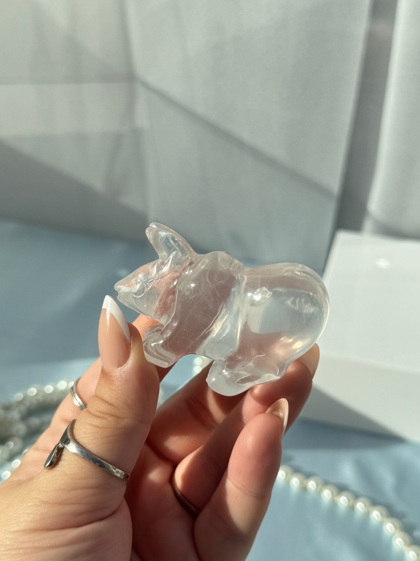 Clear Quartz Animals