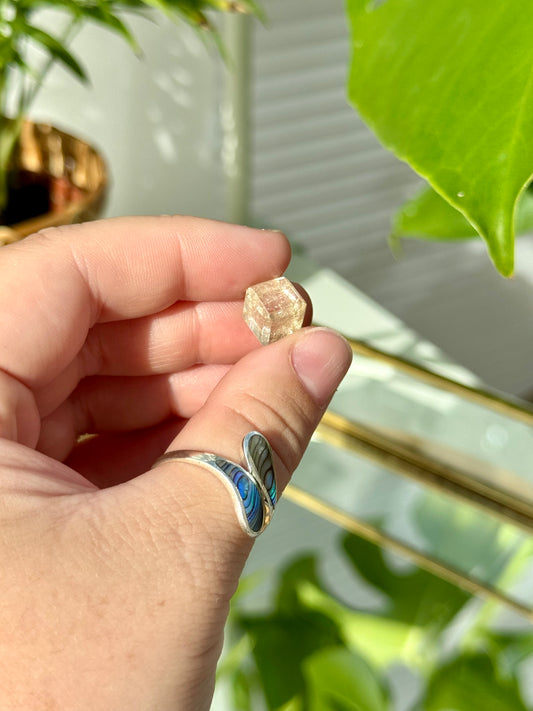 Mini Golden Rutile Cube
