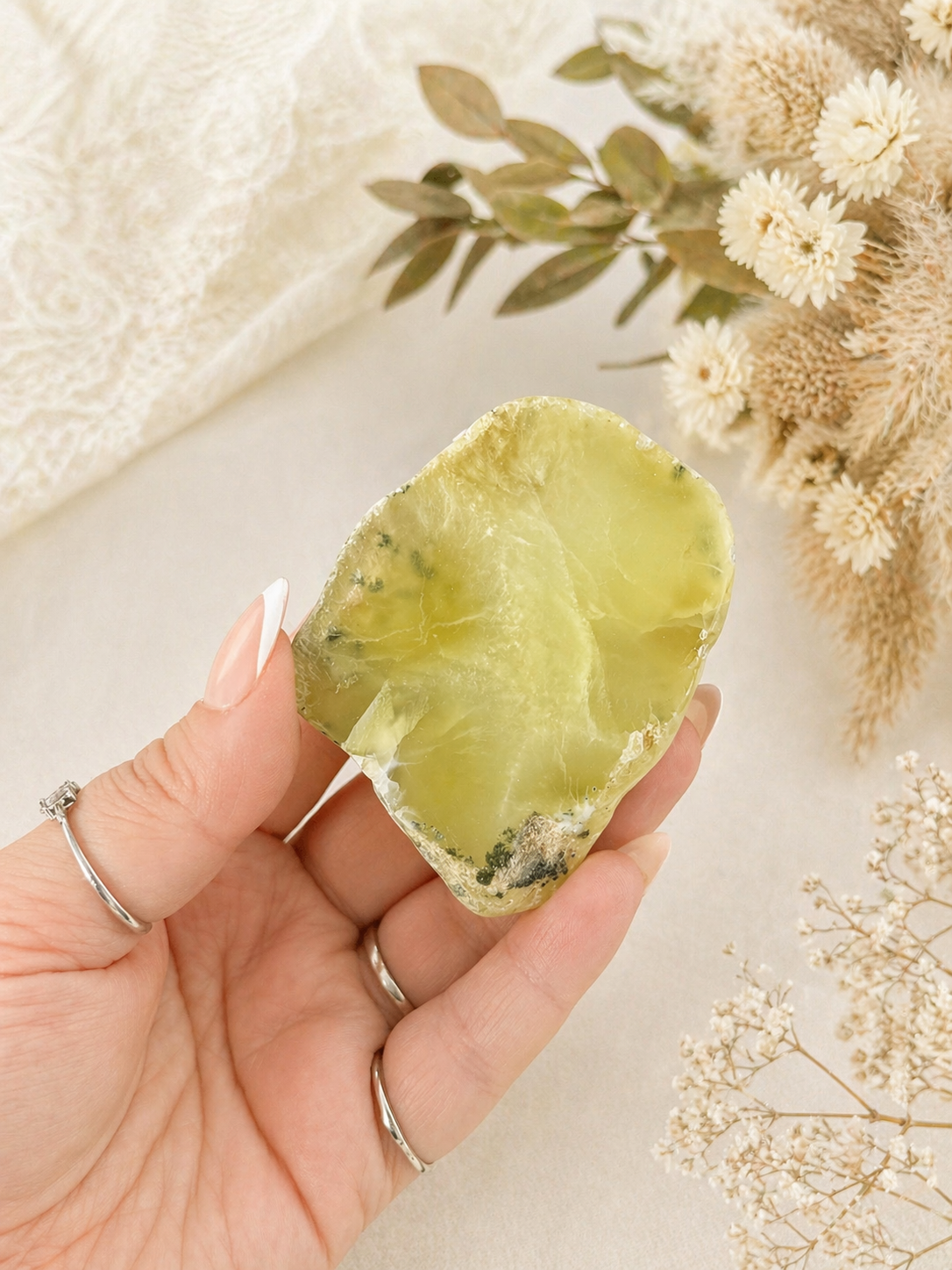 Australian Golden Prehnite