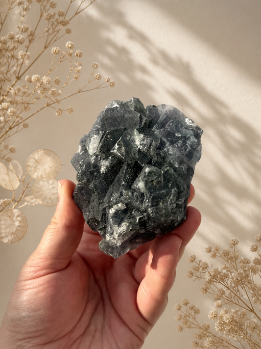 Cubic Fluorite with Pyrite