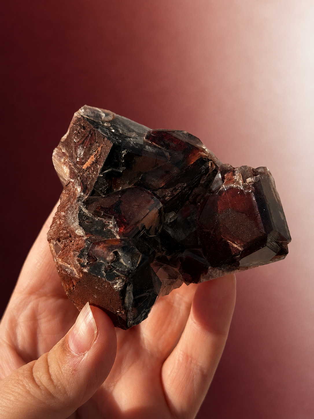 Red Calcite Specimen